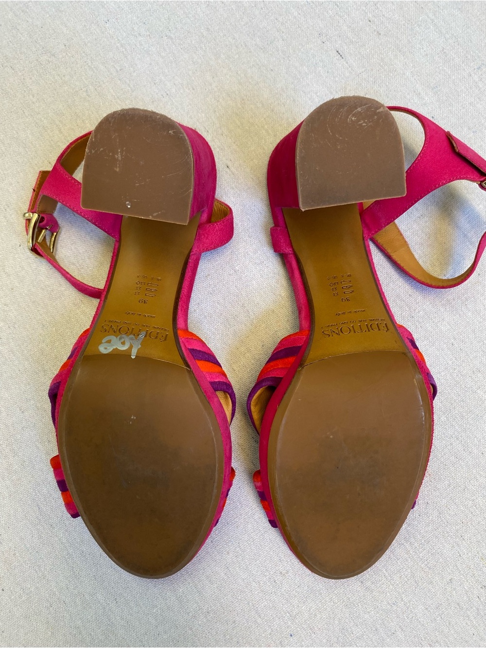 Sezane Editions Carmela High Sandals Size 39 - Picture 9 of 11